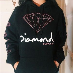 AUTHENTIC Diamond Supply Co Black Hoodie